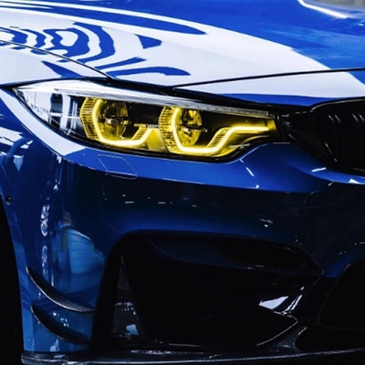 Car Fitment Limone Giallo DRL Lampada di marcia Modulo sorgente proiettore per BMW G30 F90 M5 CSL