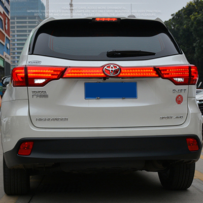 2015-2017 Anno applicabile Lampada posteriore a LED continua modificata per Toyota Highlander