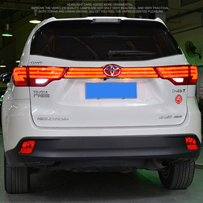 2015-2017 Anno applicabile Lampada posteriore a LED continua modificata per Toyota Highlander