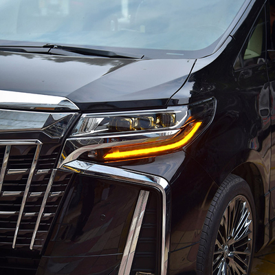 Versione giapponese modificata Linterna a LED a tre occhi per Toyota Alphard Perfect Fit