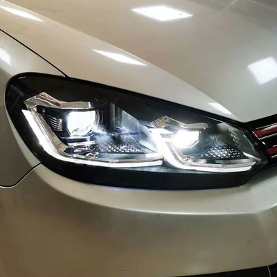 Golf 6 Far 2009-2012 Proiettore a LED Lente Segnale Dinamico Drl Accessori Automotive