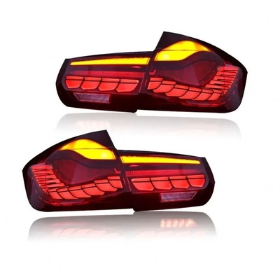 Dragon Scale Look LED Streamer Taillight Modificato Prodotto per BMW Serie 3 F30 F35 13-15