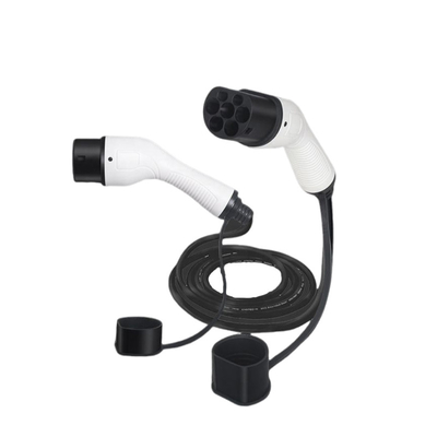 Cable di ricarica per veicoli elettrici di tipo 2 32A a 3 fasi, resistente a -30°C a 50°C e a corrente nominale di 32A
