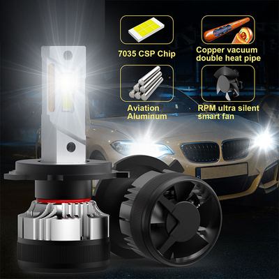 Carro universale Super luminoso 6500K 30000Lm 130W Lampade a LED H4 H7 H11 G12W-H4/H19