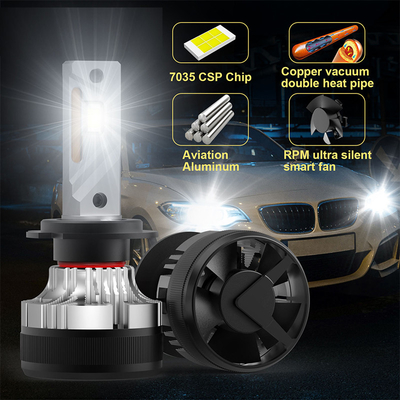 Aggiornare la tua auto con alluminio 6035 alloggiamento 180W 30000Lm H4 H7 H11 lampadina a LED