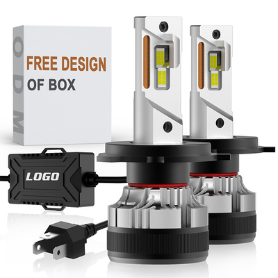 30000LM Illuminazione automatica Flare a LED H4 H8 H7 9005 Lampada con ventilatore 130W