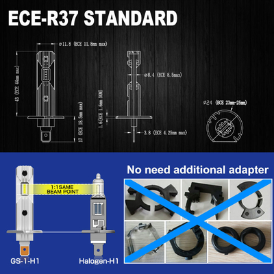 80W Far auto a LED H4 H7 H11 9005 Lampadine a LED per sostituzione/riparazione
