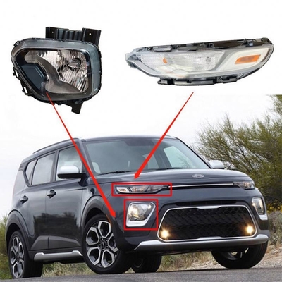 Lampada antincendio anteriore auto Led Fog Lamp Dust Cove For 2020- Kia Soul facile da installare