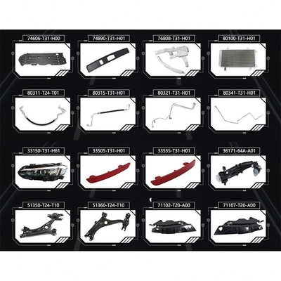 Kit di carrozzeria per Honda Civic Fe 2020 2021 2022 2023 Necessità di sostituzione/riparazione diretta
