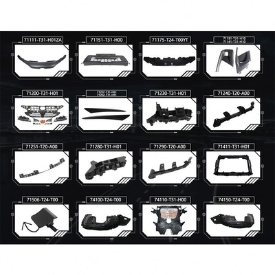 Kit di carrozzeria per Honda Civic Fe 2020 2021 2022 2023 Necessità di sostituzione/riparazione diretta