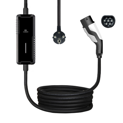 16A Tipo 2 a Tipo 2 cavo di ricarica EV con 5M TPU Jacket Cable Spec 5x6.0mm2 2x0.5mm2