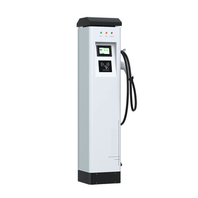 Carro di ricarica 22Kw Tipo 1/Tipo 2 Stazione di ricarica veloce a pavimento Standing EV Con pagamento POS