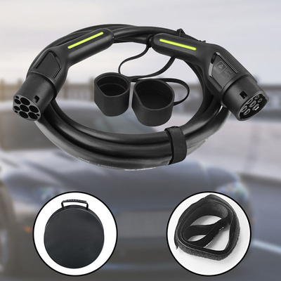Carica veloce Caricabile portatile EV di tipo 2 con corrente nominale 32A e classificazione IP55