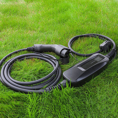 32A Corrente nominale Cavo nero Colore Tipo1/Tipo2 Caricabatterie per auto elettrica portabile per veicoli elettrici domestici