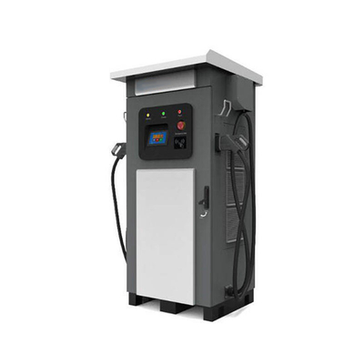 Interfaccia CCS 400KW Potenza di uscita Stazione di ricarica veloce DC EV con display pubblicitario