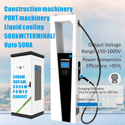 Stazione di ricarica ultra-veloce di tipo 360Kw/600Kw Split Ev con standard di interfaccia CCS2